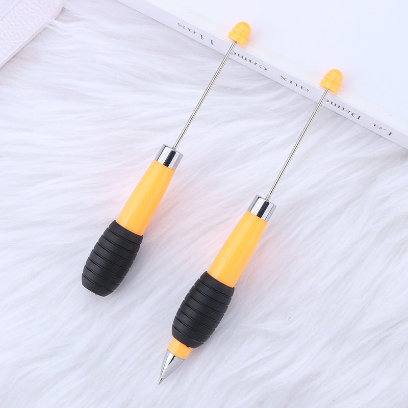 Wholesale 5pcs Beadable Pens Rotating Telescopic Beaded Pen DIY Pen Office Supplies ACC-PN-JinBN011