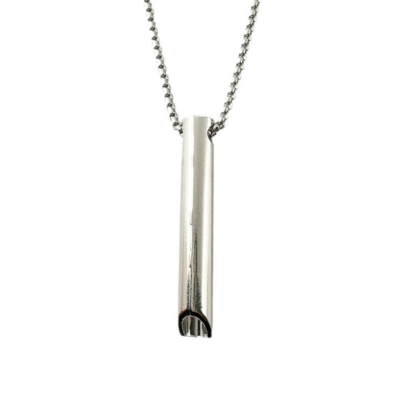 Wholesale Cold Wind Whistle Pendant Necklace – Fashion Jewelry Accessory,  Zinc Alloy,  Boutique Resale