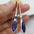 Wholesale Bohemian retro horse-shaped amethyst earrings