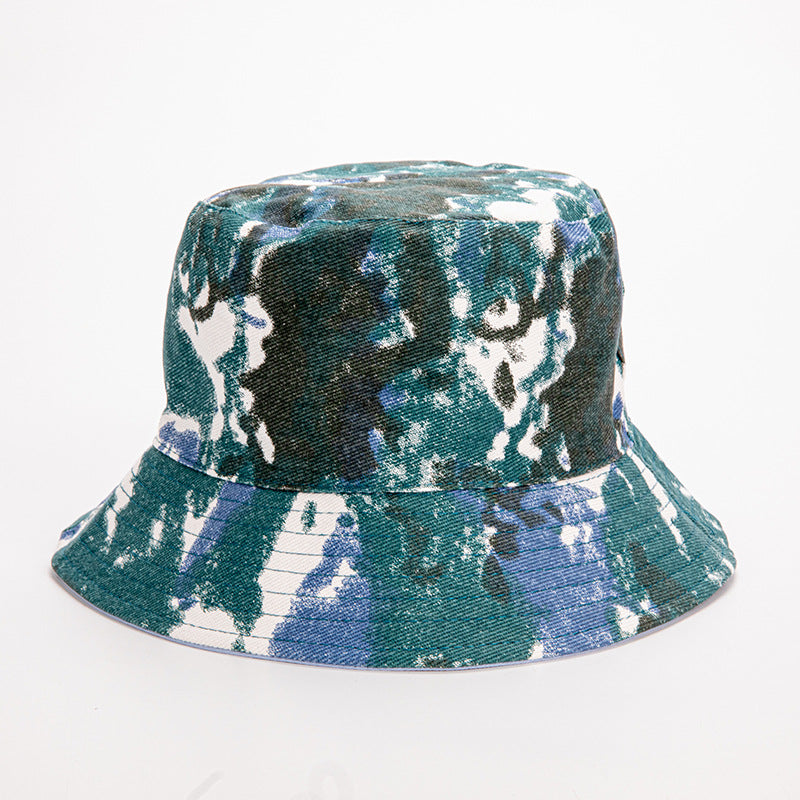 Wholesale  cotton tie-dyed fisherman hat  casual basin hat