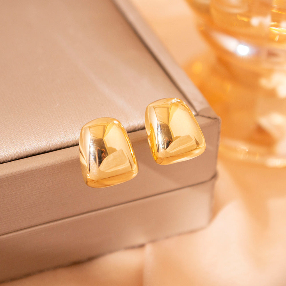 Wholesale  Three-dimensional Gone Geometric Earrings