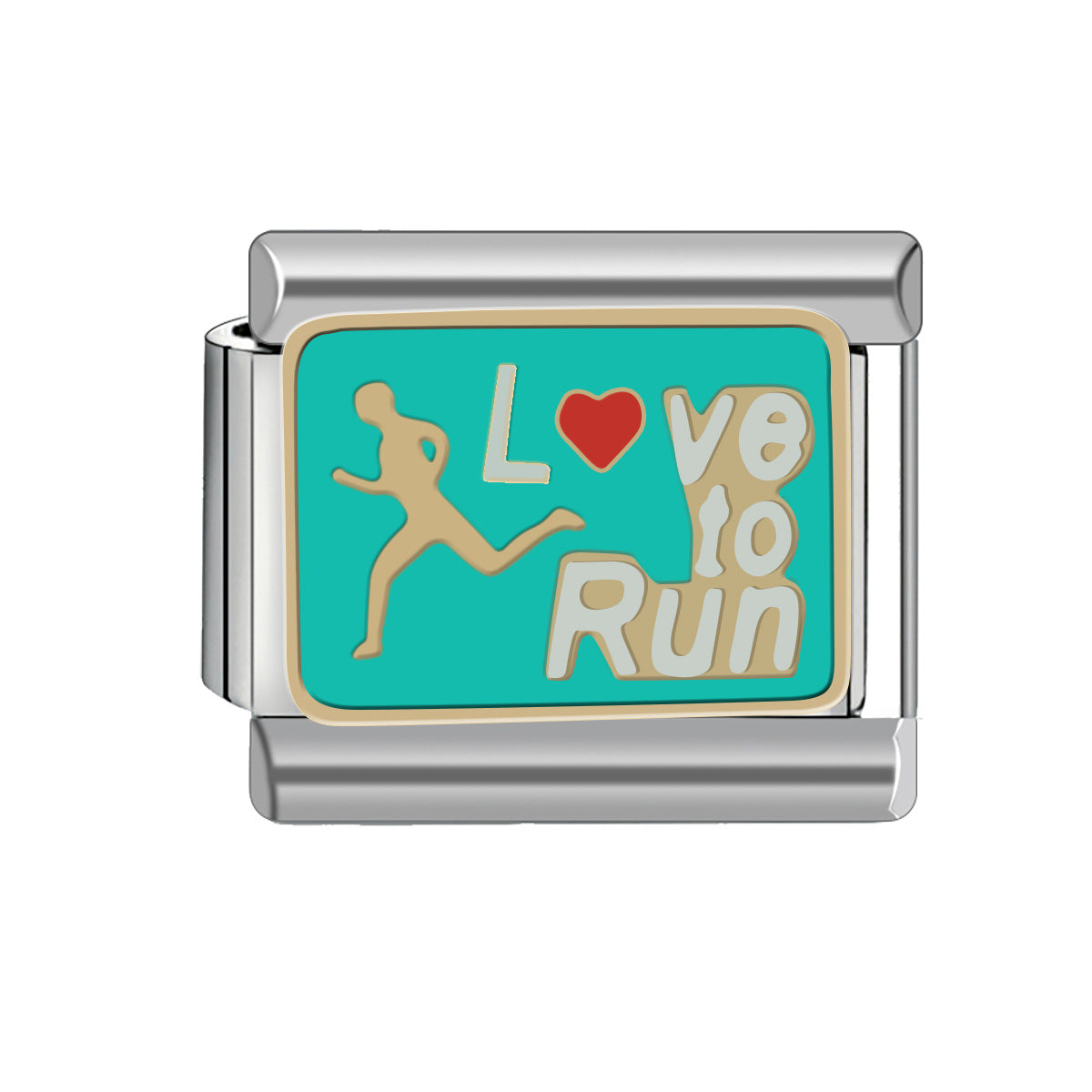 Wholesale Italian Charm Bracelet 9mm DIY Splicing Cute Creative Stainless Steel Composable Bracelet