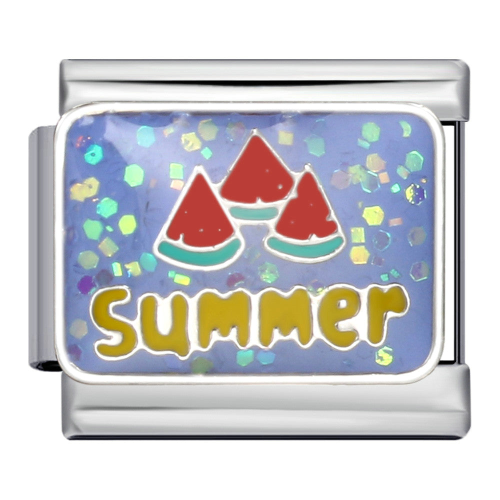 Wholesale Italian Charm Bracelet 9mm DIY Splicing Removable Four Seasons Elements Stainless Steel Composable Bracelet