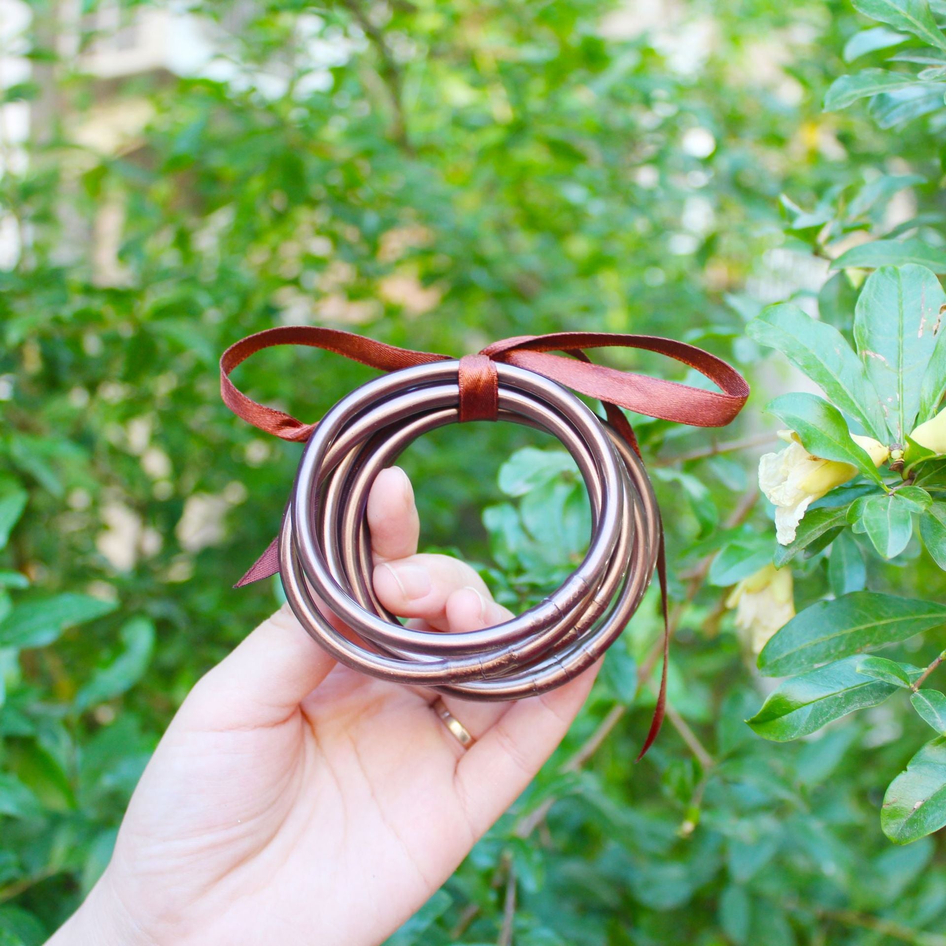 Wholesale Gold Foil Plastic Bracelet Silicone Gold Powder Jelly Bangles ACC-BT-YTian003