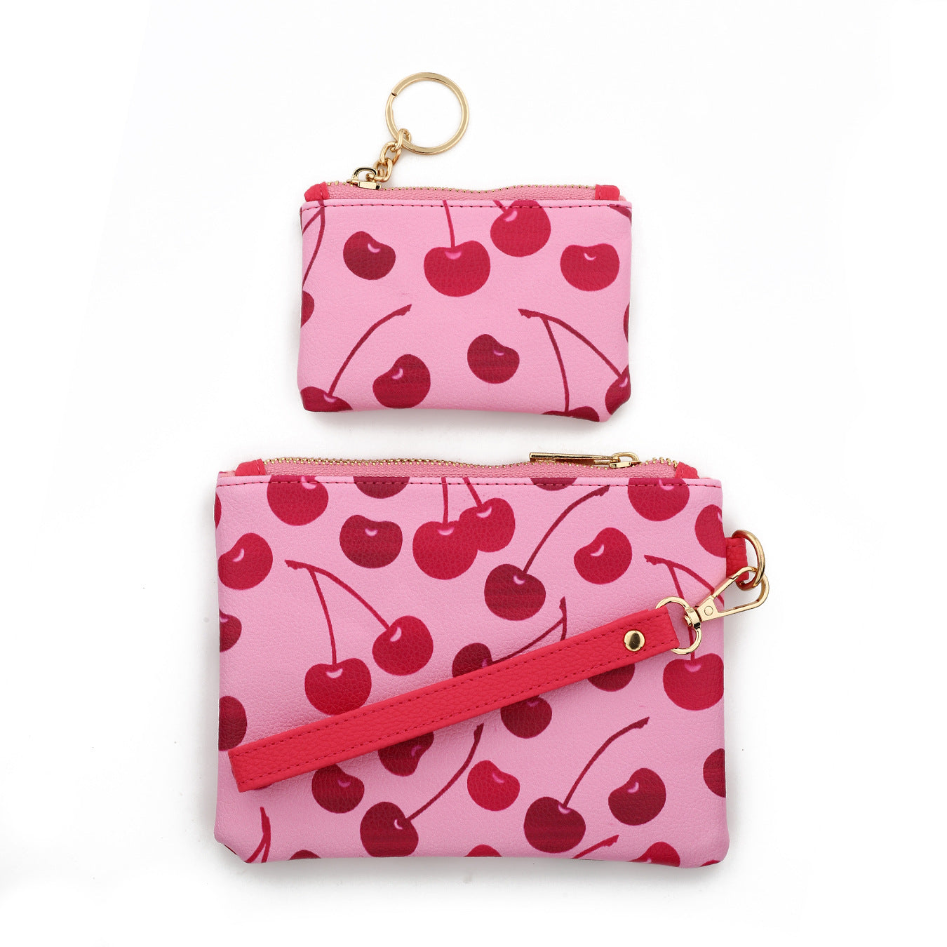Wholesale Bow-knot card holder Wristlet Keychain