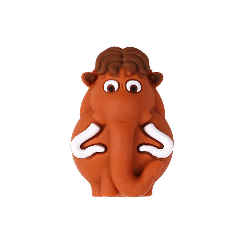 Wholesale 20pcs Cartoon Animal Focal Beads DIY Bead Accessories