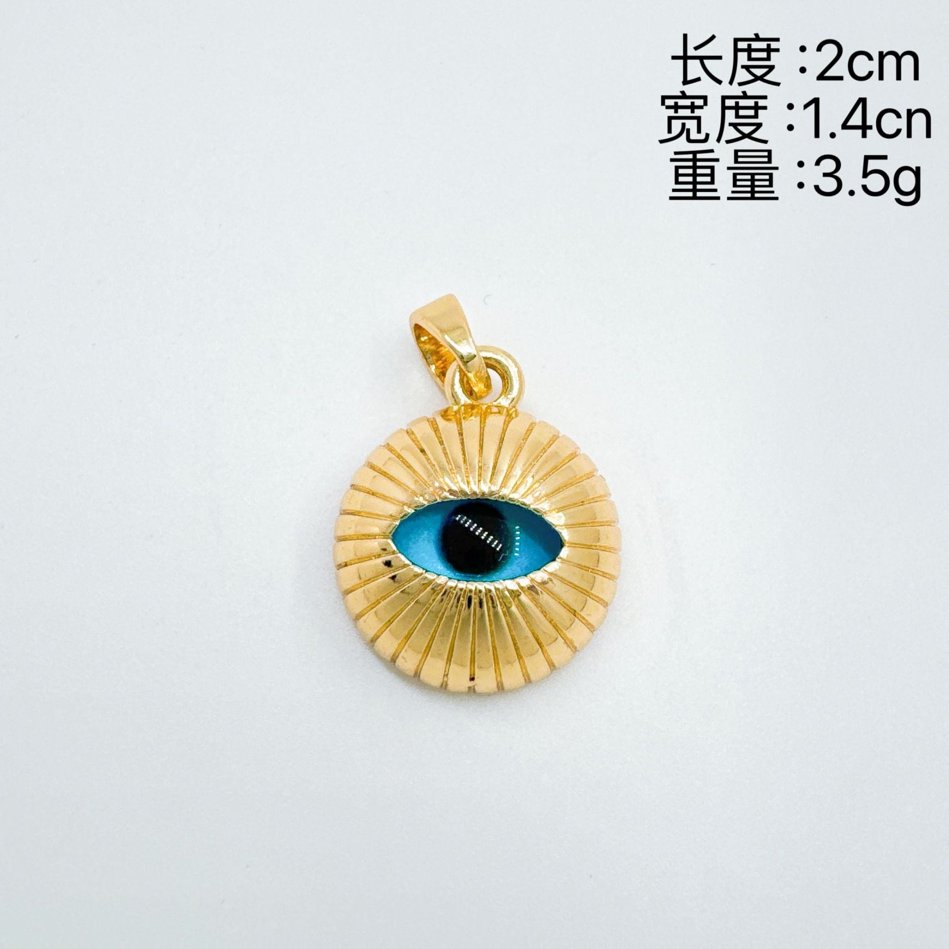 Wholesale Evil Eye Necklace Pendant French Retro Style Fashion Accessory Gift