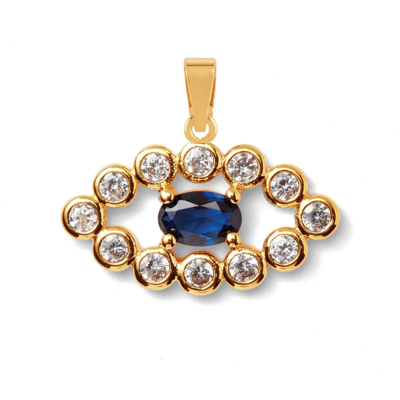 Wholesale Game console dragon heart five-pointed star zircon necklace