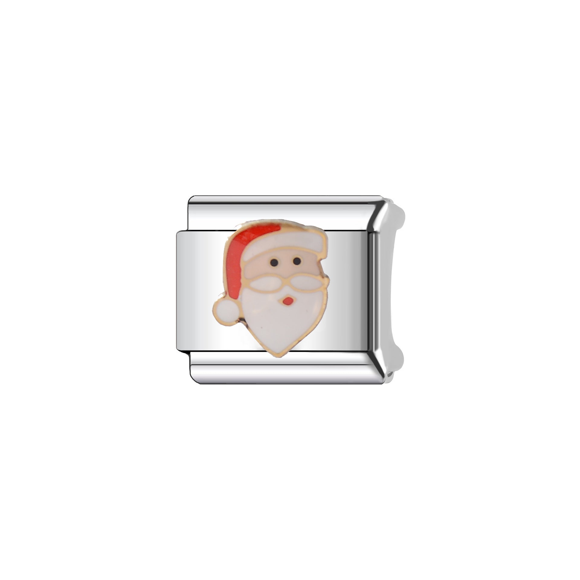 Wholesale Christmas DIY Bracelet Accessories Stainless Steel Snowman Santa Holiday Jewelry Making