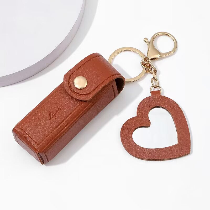 Wholesale PU Portable Lipstick Set Zero Wallet Keychain ACC-KC-YY001