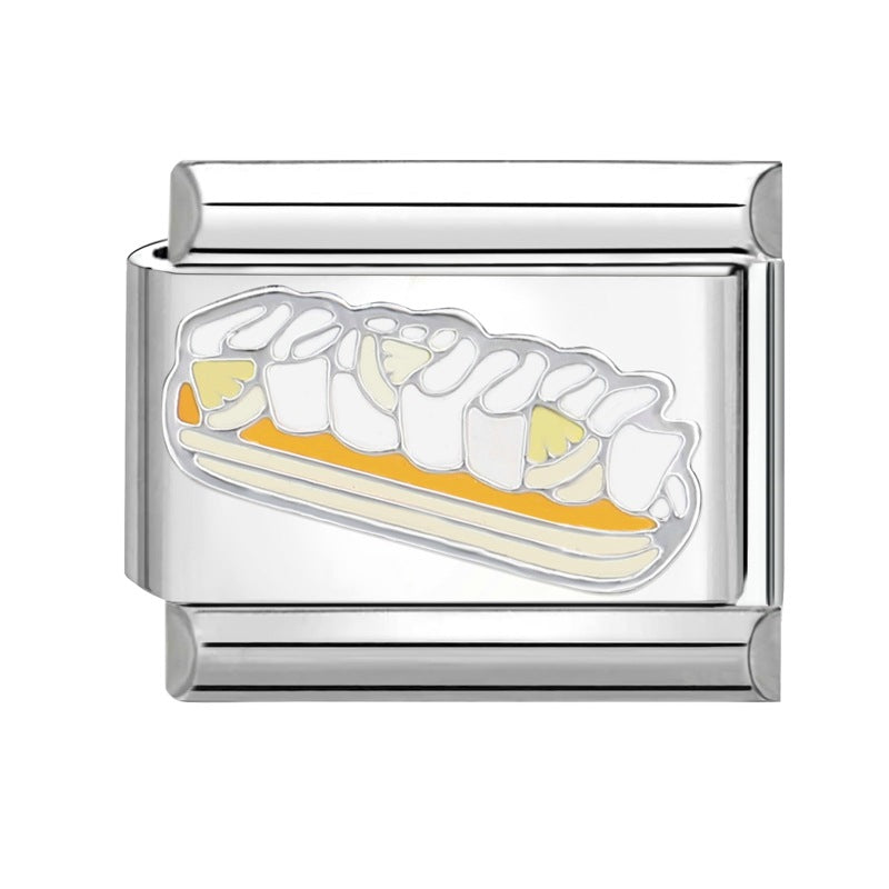 Wholesale Italian Charm Bracelet 9mm DIY Splicing Creative Pattern Titanium Steel Composable Bracelet