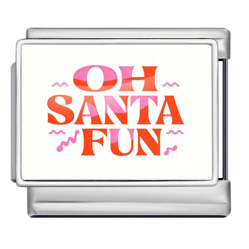 Wholesale  Italian Charm Bracelet 9mm DIY Christmas Series Picture Creative Stainless Steel Composable Bracelet