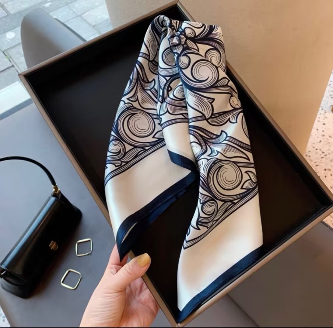 Wholesale  Silk f Women' s Autumn f f All-match Hair Band Fashion Small Square f