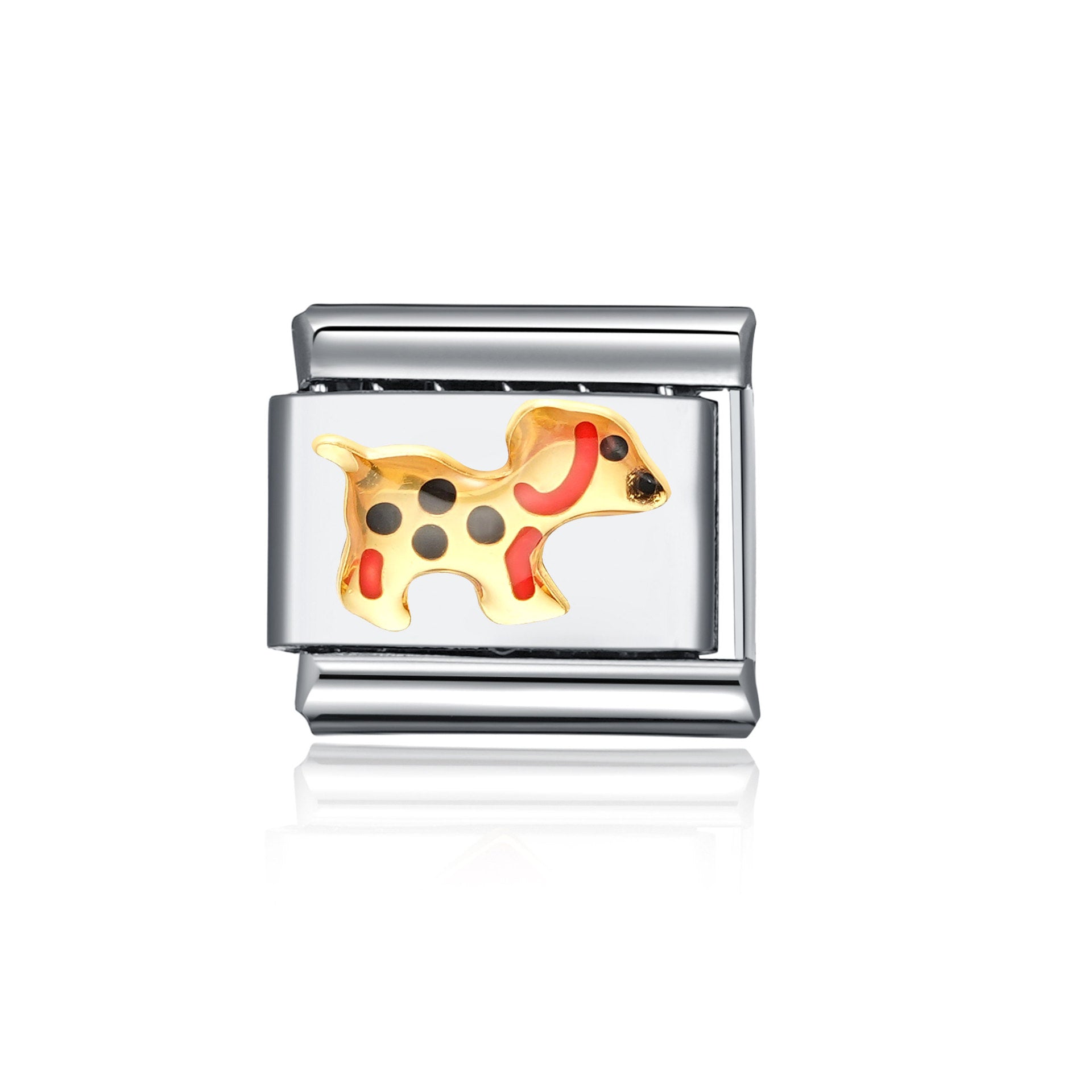 Bracelet de charme italien en gros de 9 mm d'animal d'épissage et de planable en acier inoxydable