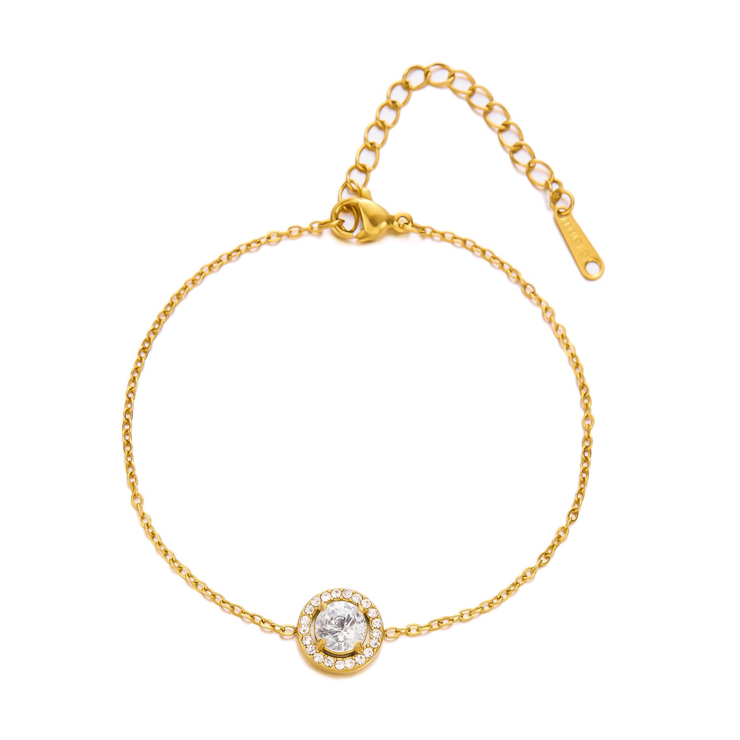 Wholesale Titanium Steel Flower Geometric Necklace