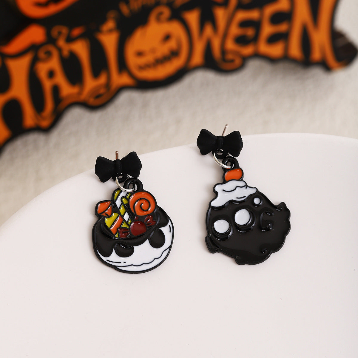 Wholesale Halloween ghost earrings