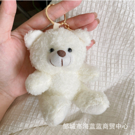 Wholesale  Bow Sweater Bear Plush Doll Pendant Keychains