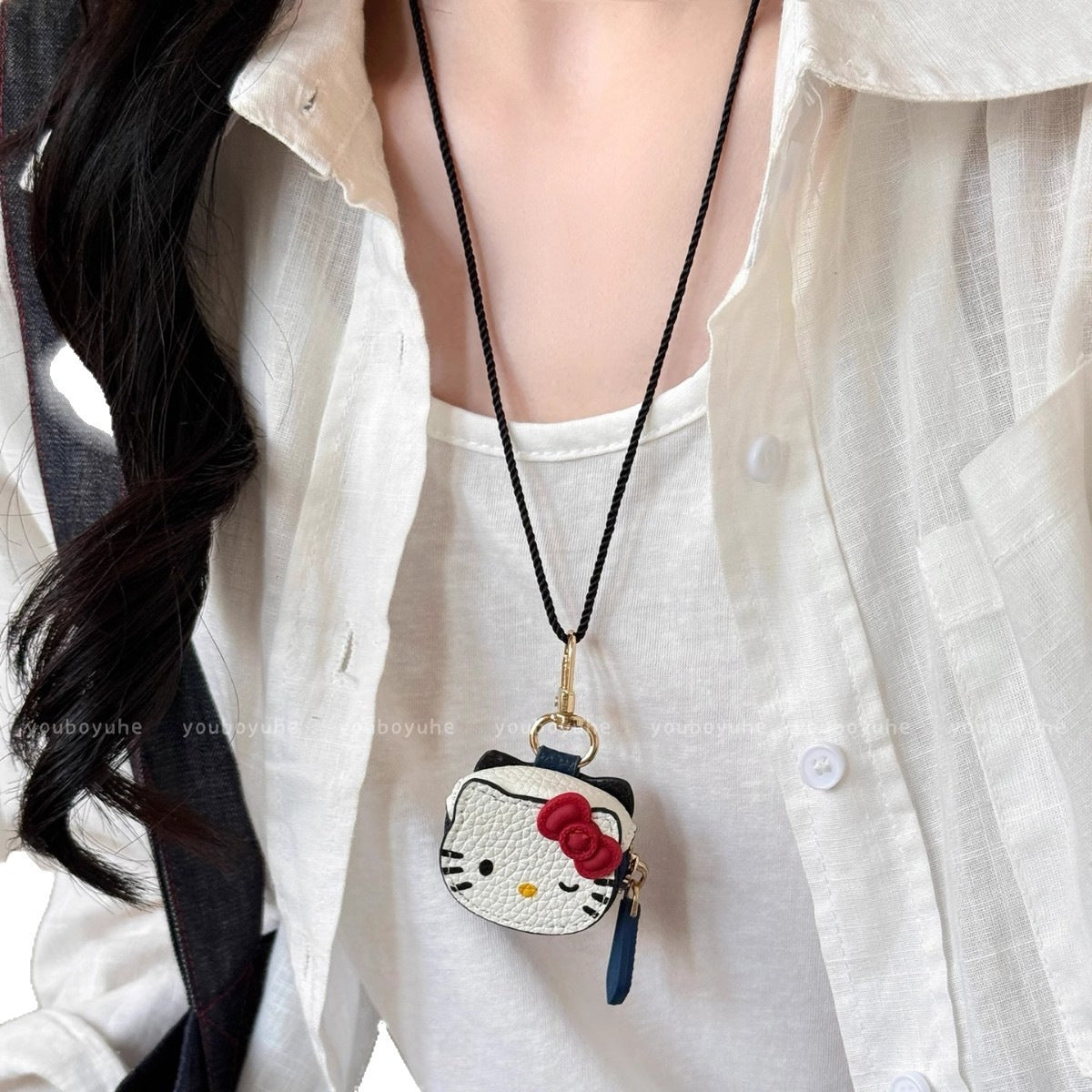 Wholesale Korean Style Heart Polka Dot Pendant Necklace Gift Jewelry Accessory