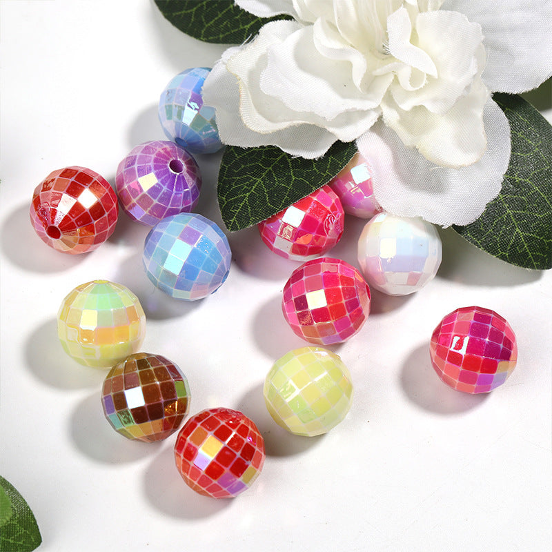 Wholesale 100PCS 16mm Acrylic Beads Matte Through Hole Beads DIY Bead Pen Accessories ACC-BDS-BLG036