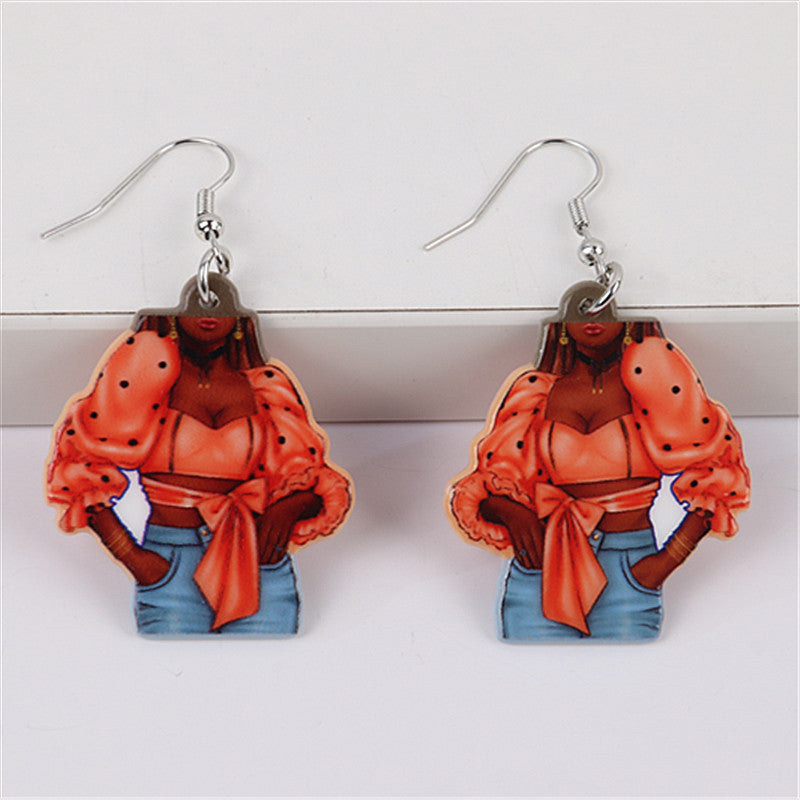 Wholesale Halloween Horror Movie  Series Acrylic  Earrings