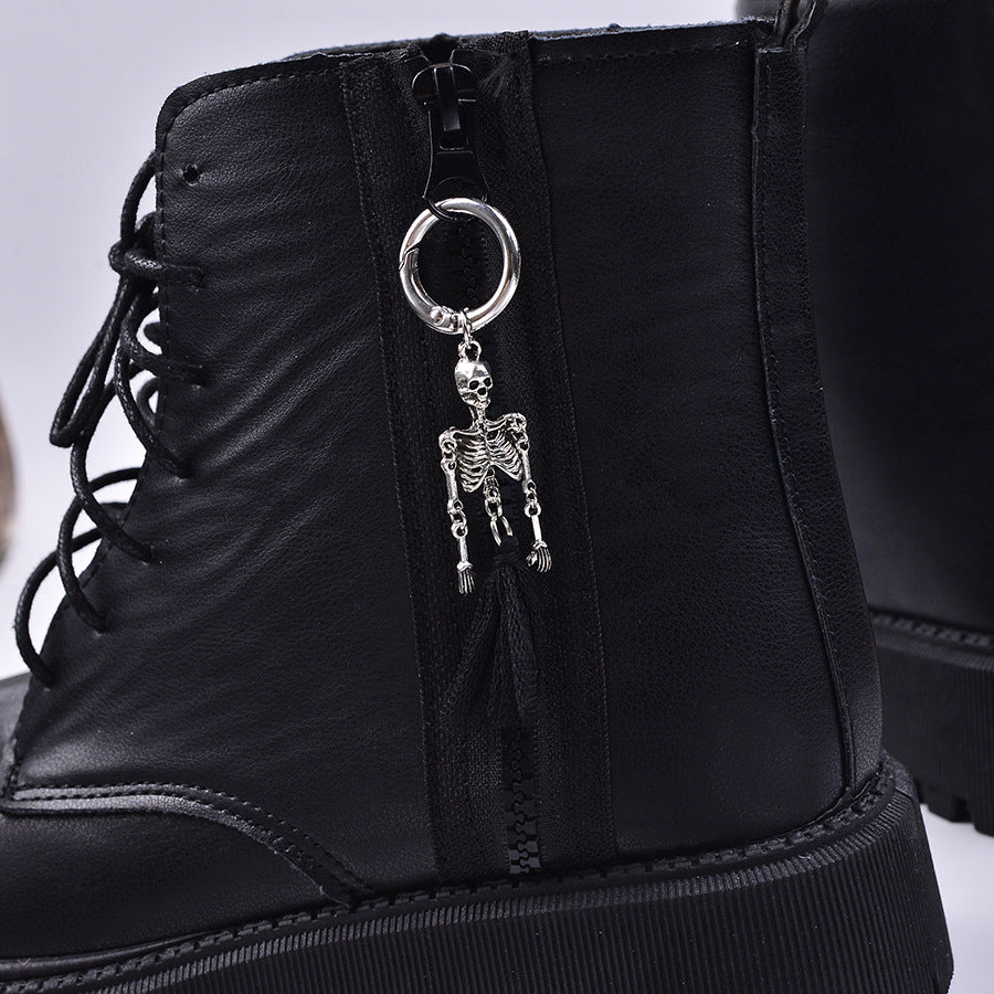 Wholesale skull-patterned tulle skirt pendant Shoes Charms