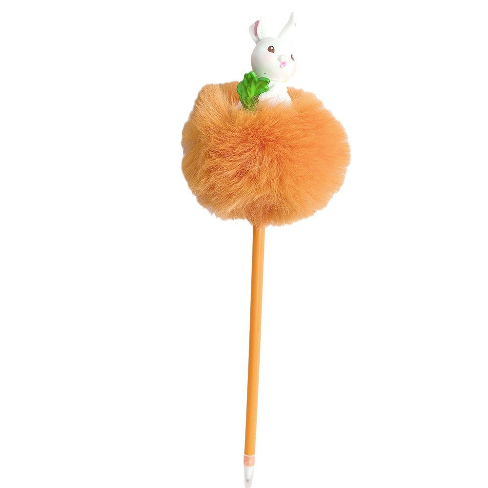 Wholesale Easter Bunny Carrot Plush Pen
