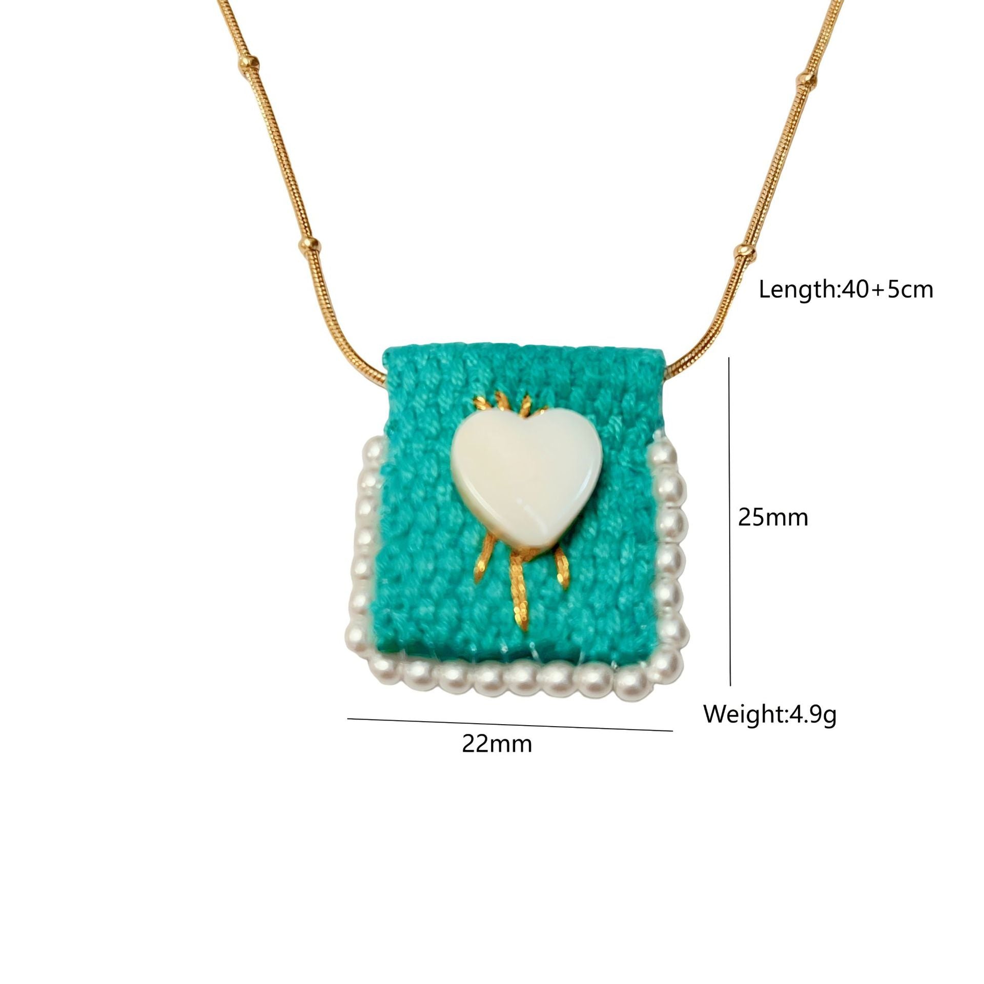 Wholesale  Handmade Bag Stainless Steel Necklace