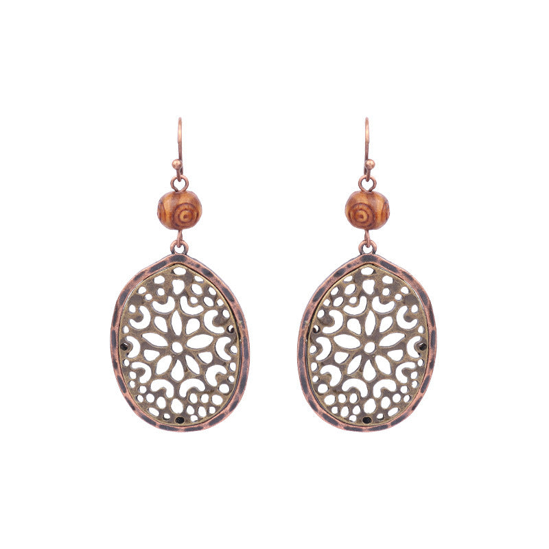 Wholesale Vintage Tassel Alloy Earrings Set Fashion Jewelry Accessory