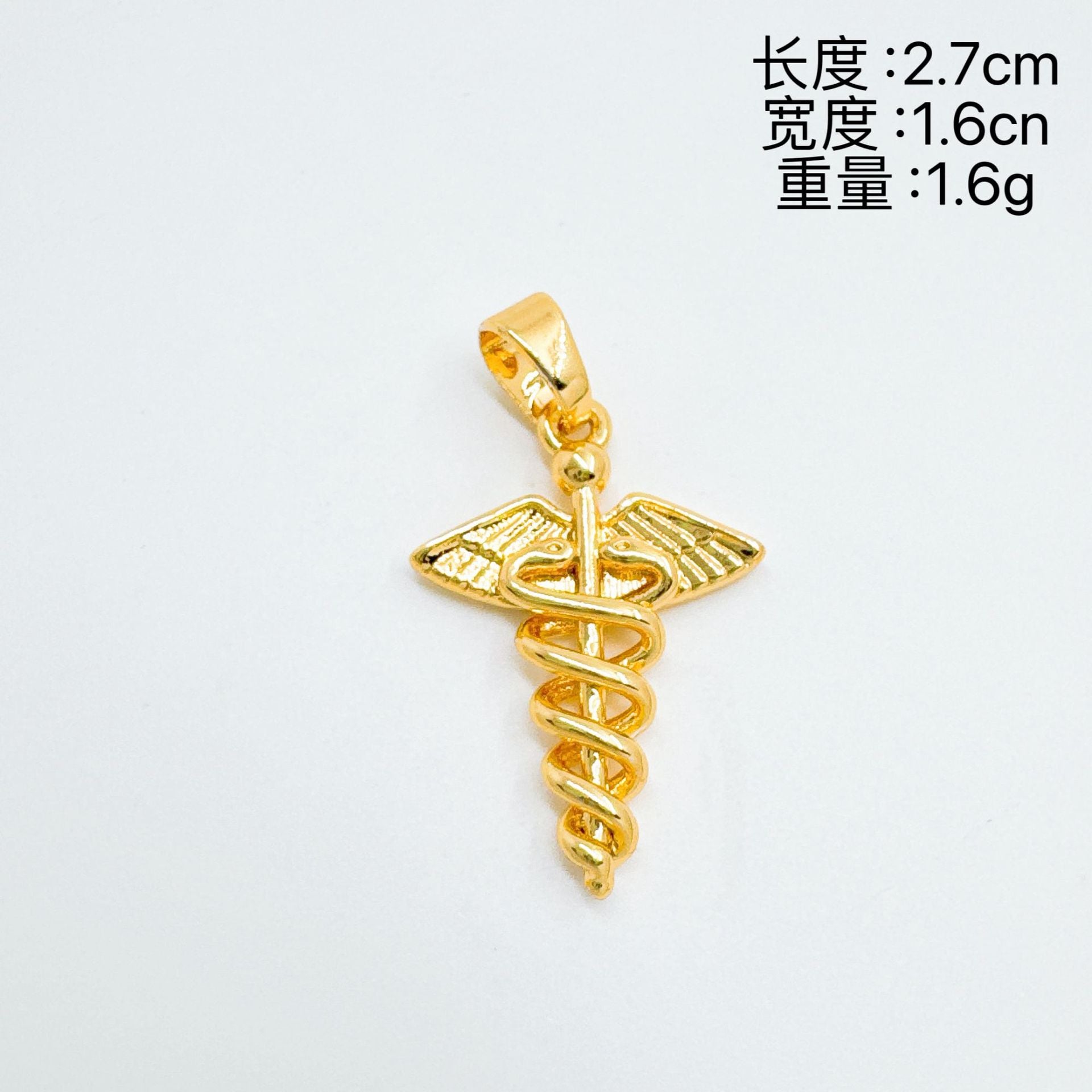 Wholesale Gold Plated Copper Necklace Pendant Simple Versatile European American Style Jewelry for Women