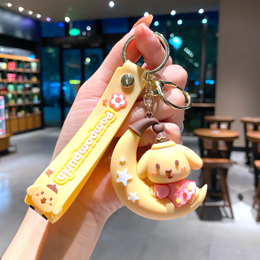 Wholesale Cartoon PVC Soft Glue Cute Keychain ACCVIP-KC-GongZ031