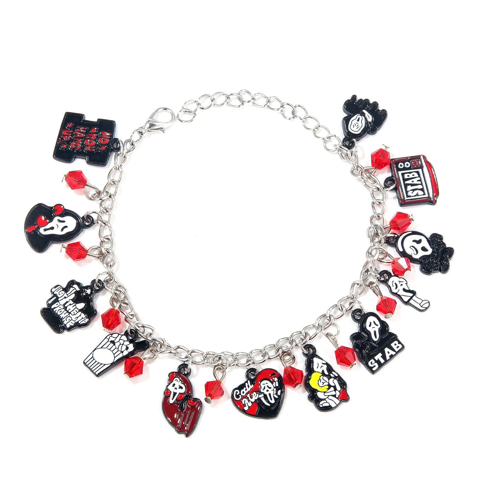 Wholesale Halloween Horror Skull Ghost Face Killer Cartoon Bracelet ACC-BT-MuMing001