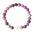 Wholesale  mixed color cross beaded bracelet