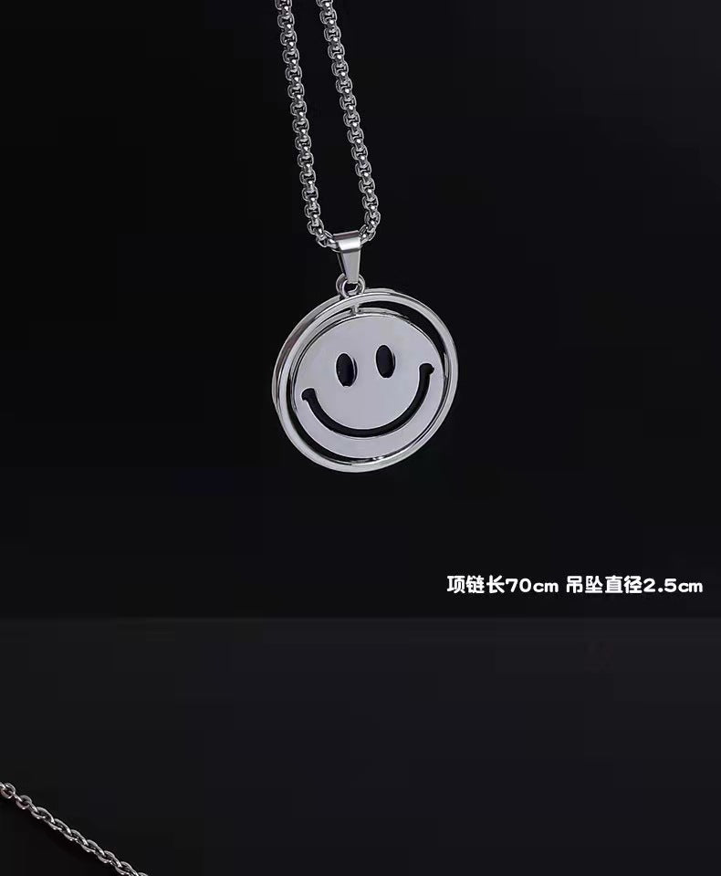 Wholesale Hip Hop Versatile Pendant Long Titanium Steel Sweater Chain Long Necklace ACC-NE-BYJY009