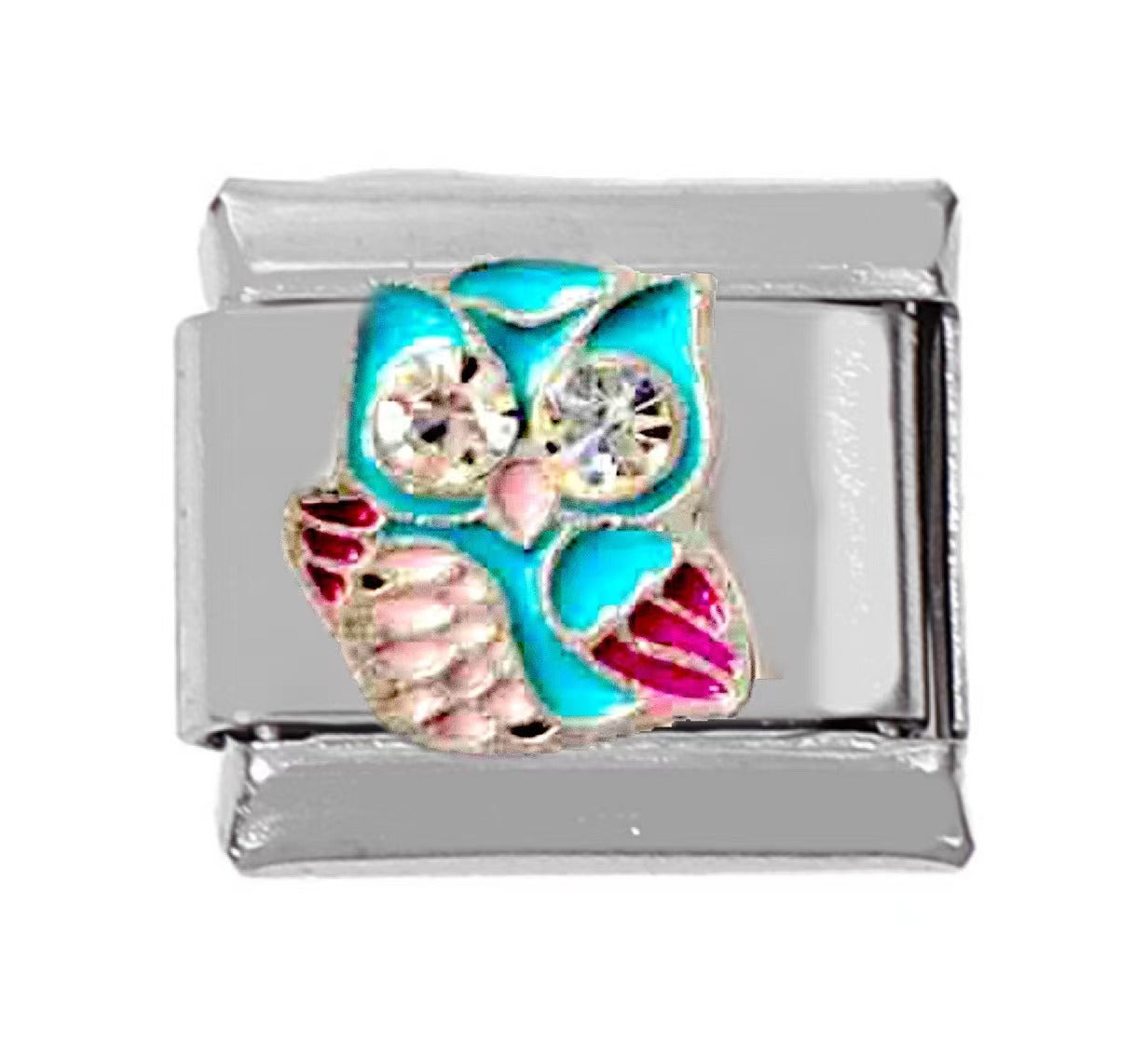 Wholesale 5pcs Italian Charm Bracelet Charm Module Stainless Steel Balloon Bear Bracelet 9mm DIY Pattern Free Stitching Detachable Composable Bracelet ACC-BT-DaLiang016