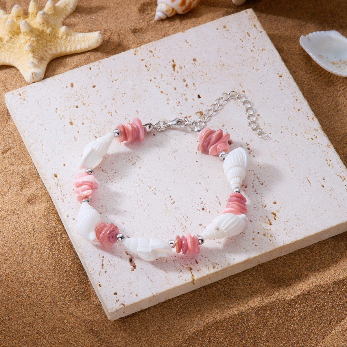 Wholesale  summer  color gravel bracelet