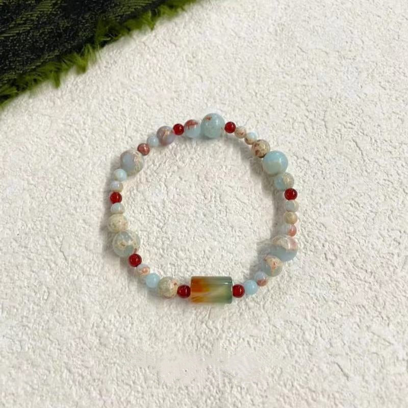 Wholesale Cute Dachshund Colorful Beaded Bracelet