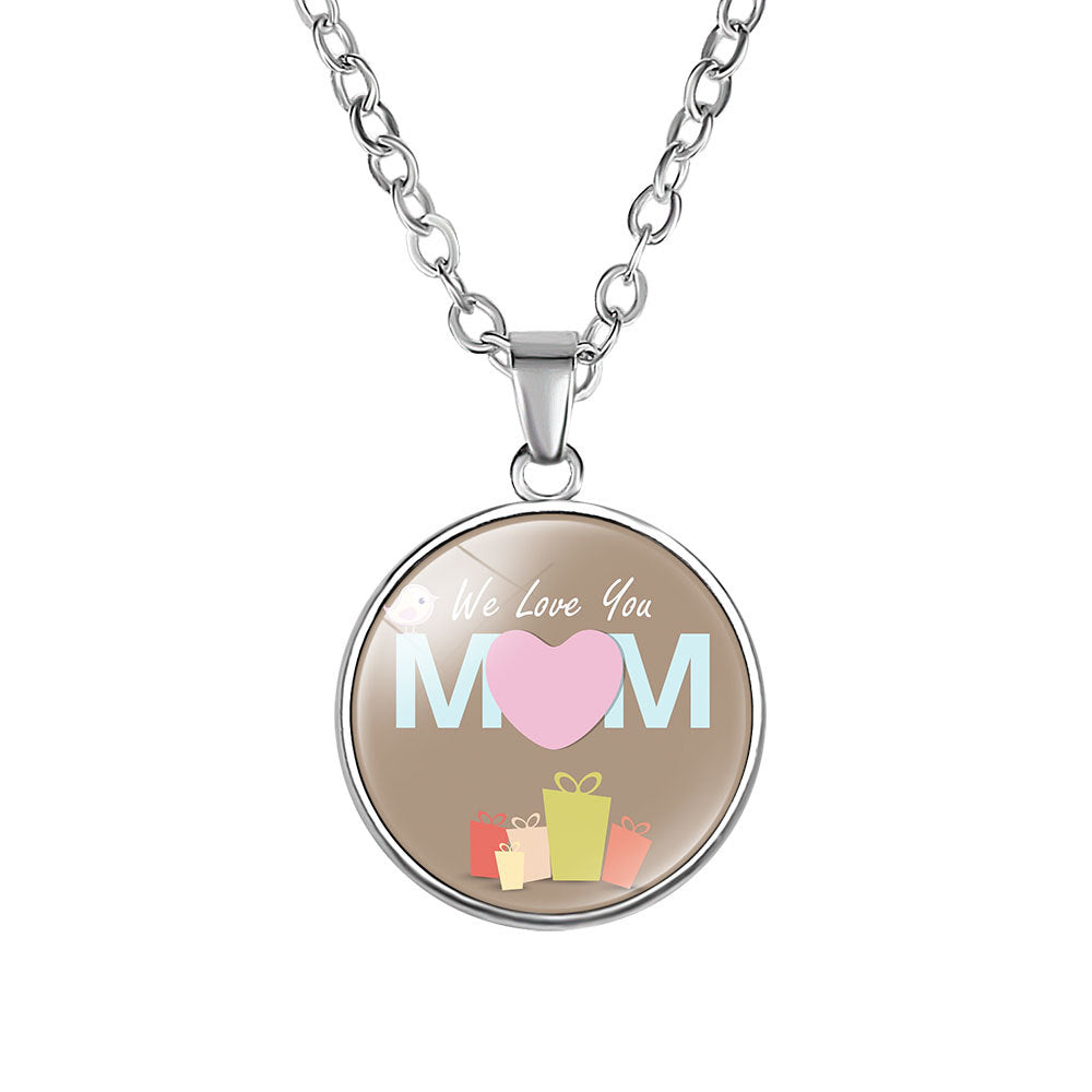 Wholesale  accessories MOM love MOM love pendant necklace