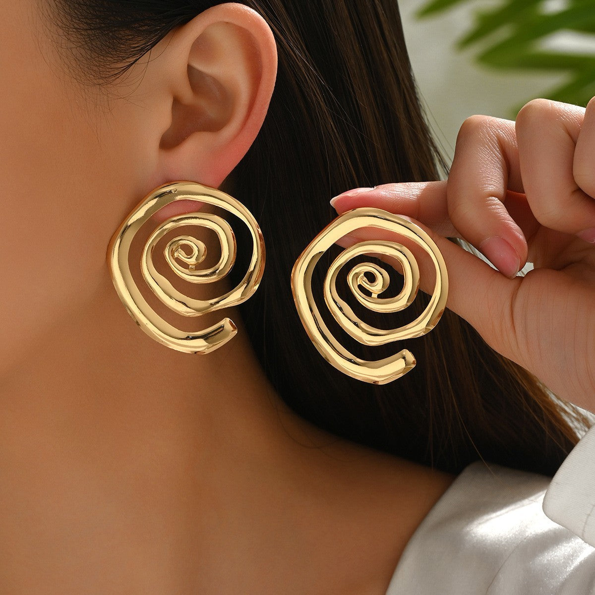 Wholesale Zinc Alloy Geometric Conch Starfish Stud Earrings for Women