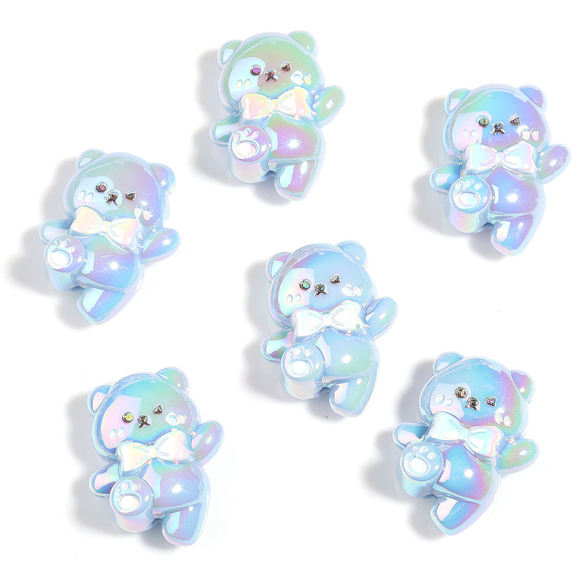 Wholesale  10pcs  Uv Cartoon Cute Colorfulful  Focal Beads DIY Bead Accessories