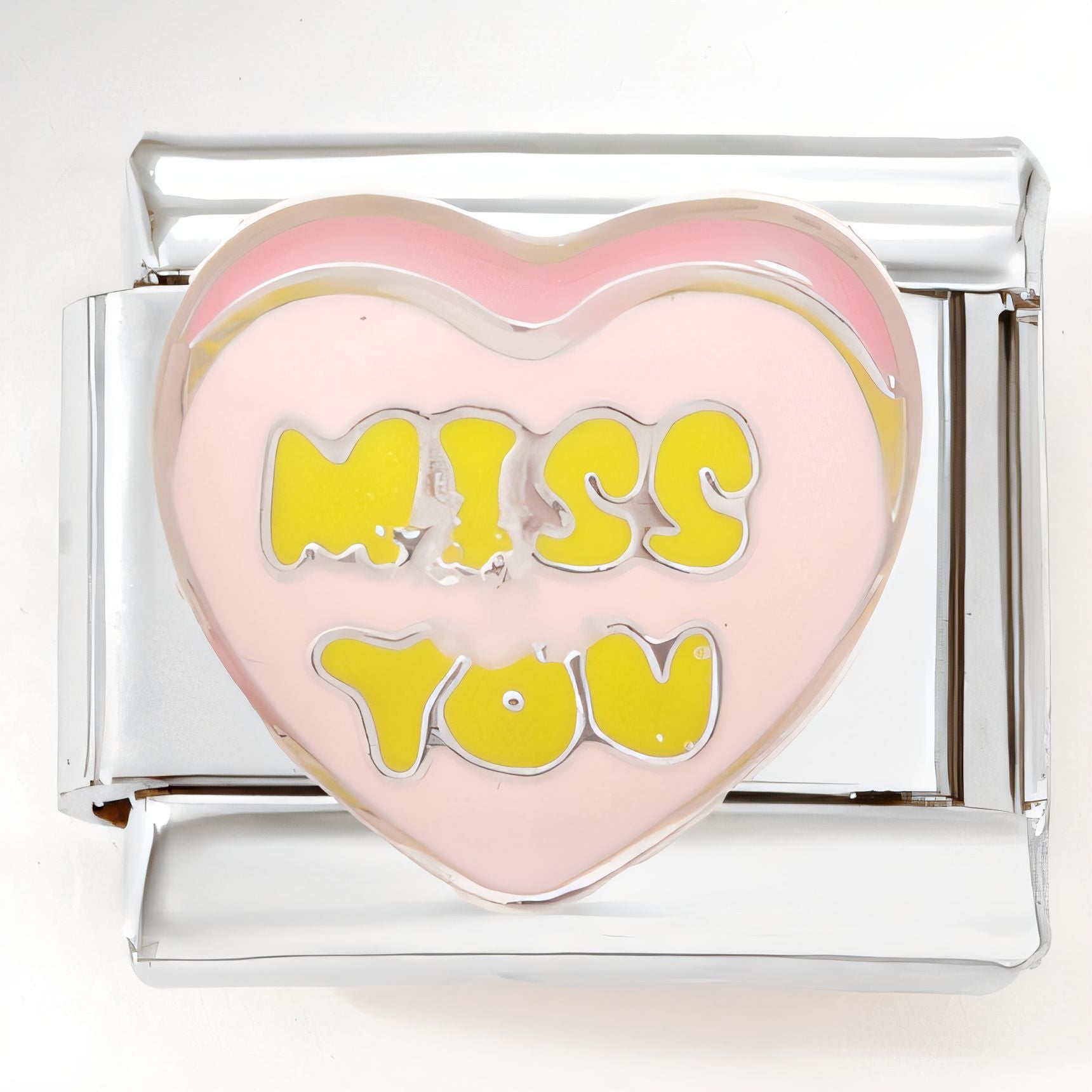 Wholesale Italian Charm Bracelet 9mm DIY Splicing Heart Moon Stainless Steel Composable Bracelet