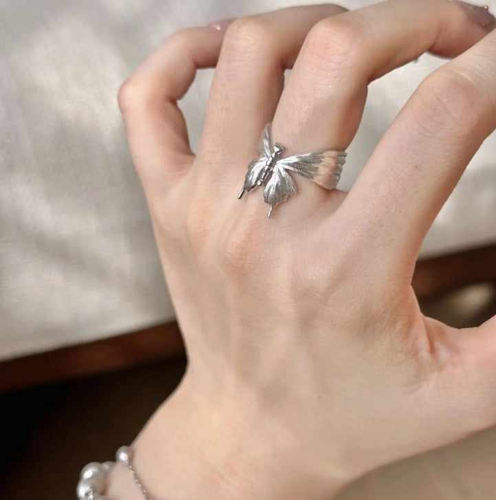 Wholesale  Drawing Bow Ring  Light Luxury All-match Ring