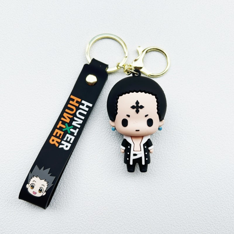 Wholesale Cartoon PVC Soft Glue Keychain ACCVIP-KC-WuY004