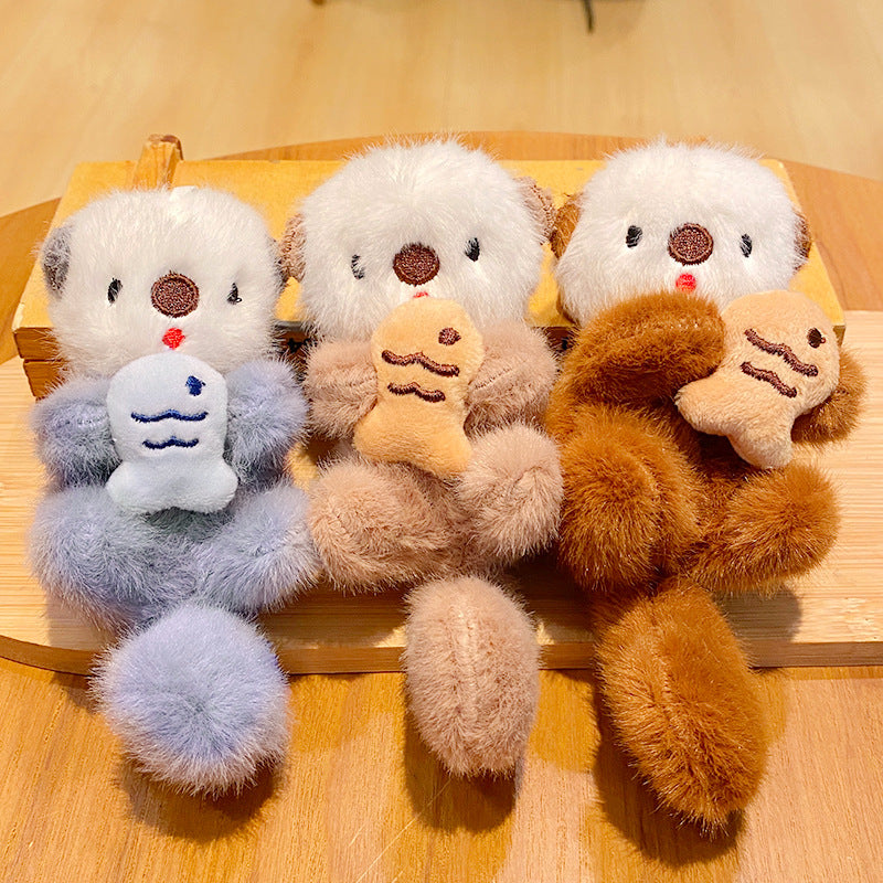 Wholesale Plush Sea Otter Keychain
