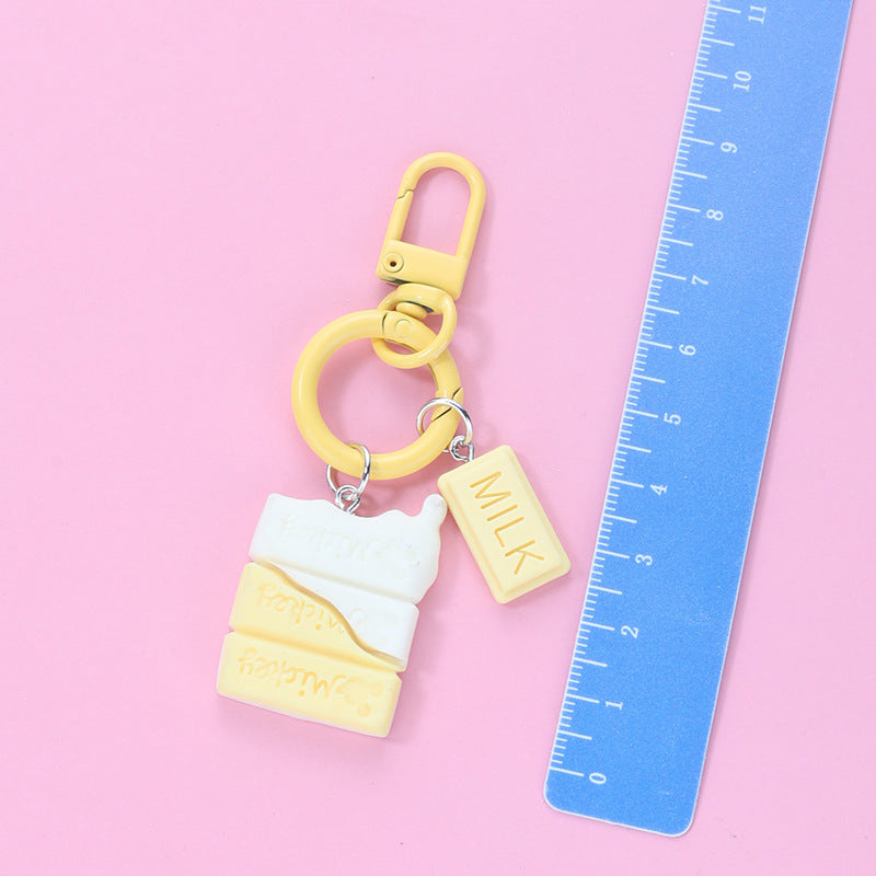 Wholesale Resin Chocolate Block Keychain ACC-KC-HuiMei004