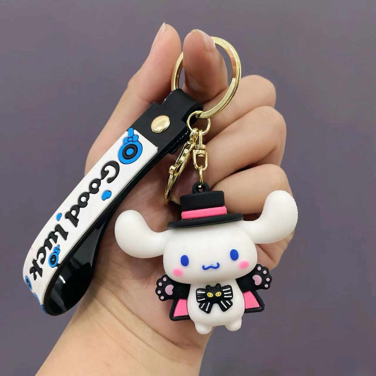 Wholesale Cartoon Cute Silicone Keychain ACCVIP-KC-Qichu005