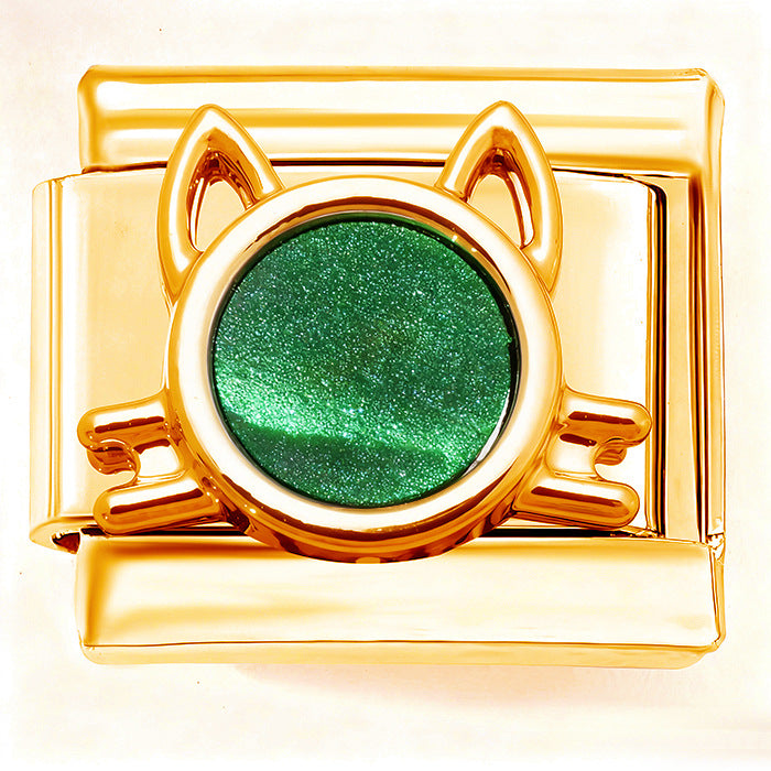 Wholesale Italian modular  DIYsingle color high gloss sparkly bracelet