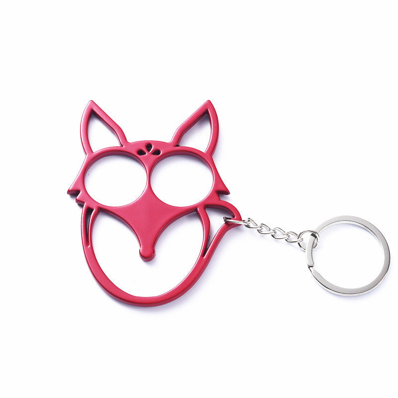 Wholesale Outdoor Fox Metal Pendant Keychain Keychains Accessories ACC-KC-NN001