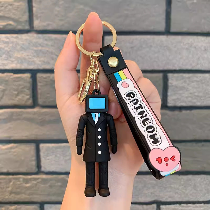 Wholesale Cartoon Cute Silicone Keychain ACC-KC-Lanb007