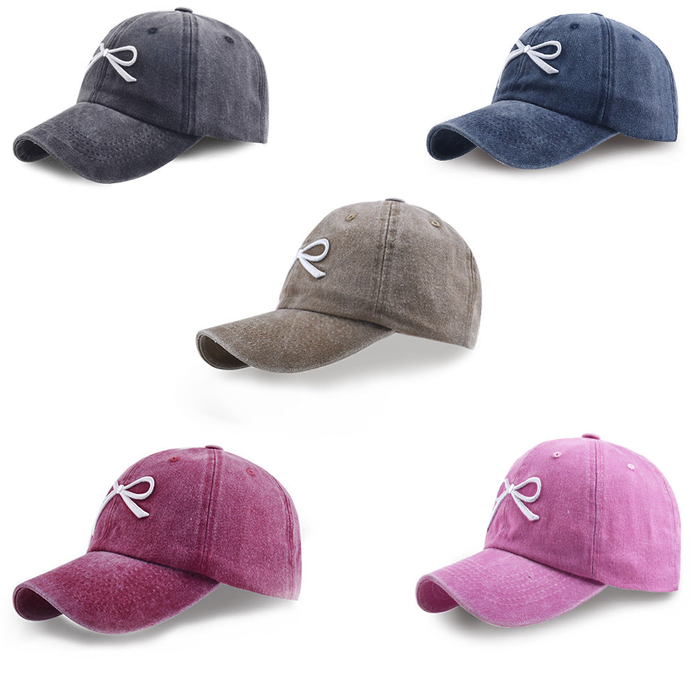 Wholesale Bow Hat Embroidery Baseball Cap ACC-HT-WenRan008