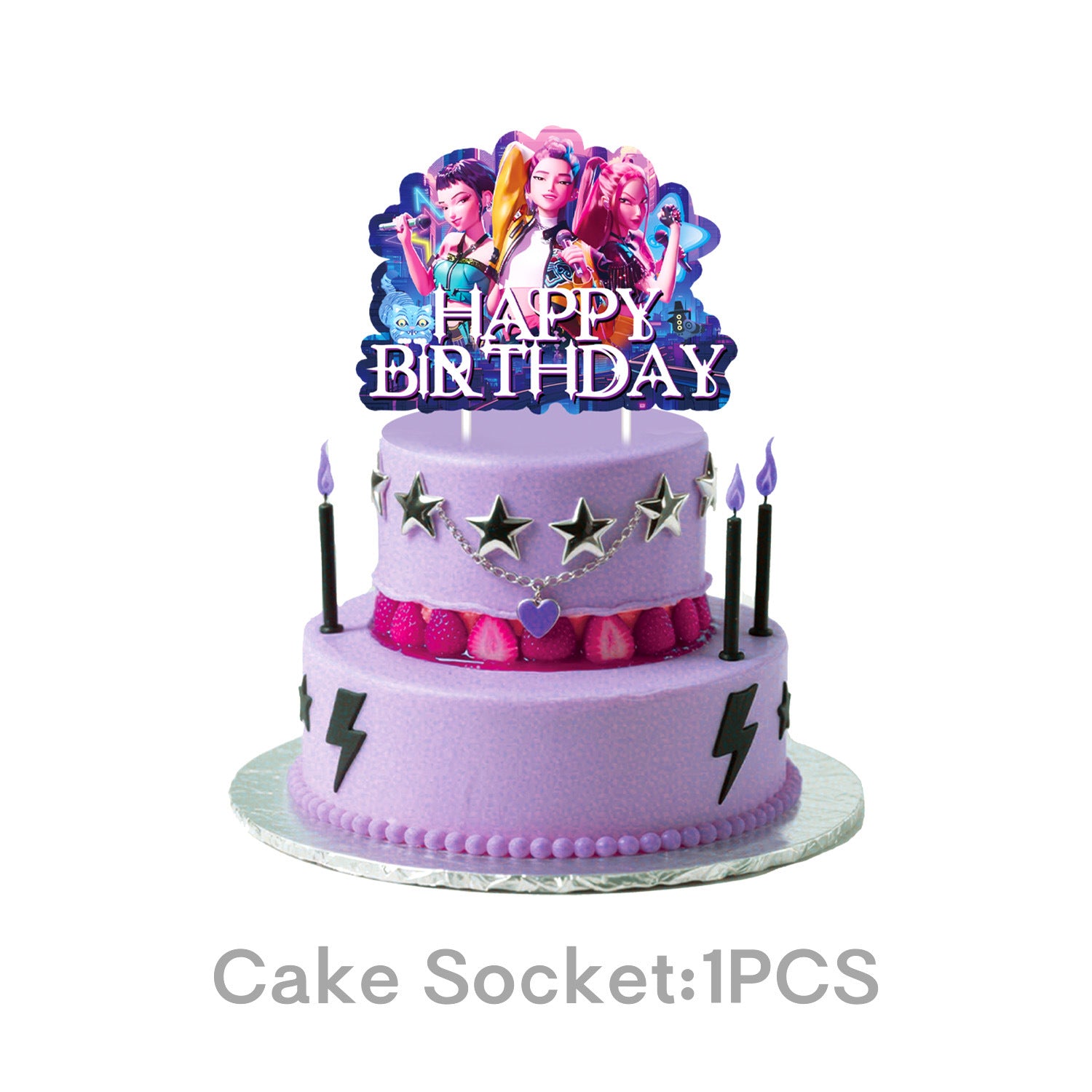 Wholesale Theme Birthday Party Tableware Supplies Pull Flag Banner kpop